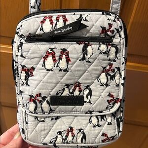 Vera Bradley Gray Penguin Patterned Bag